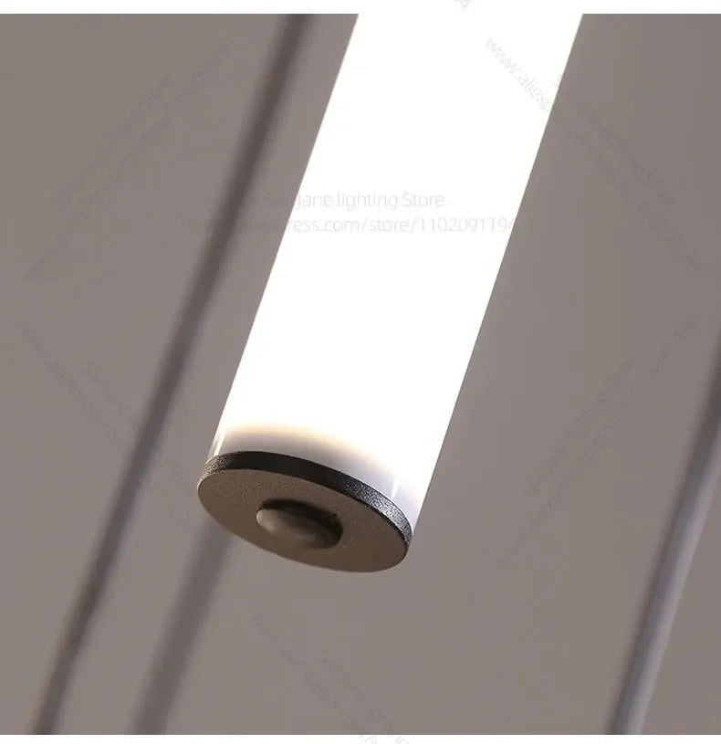 LED Long Line Chandelier Modern Staircase