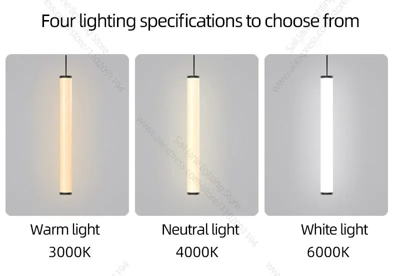 LED Long Line Chandelier Modern Staircase