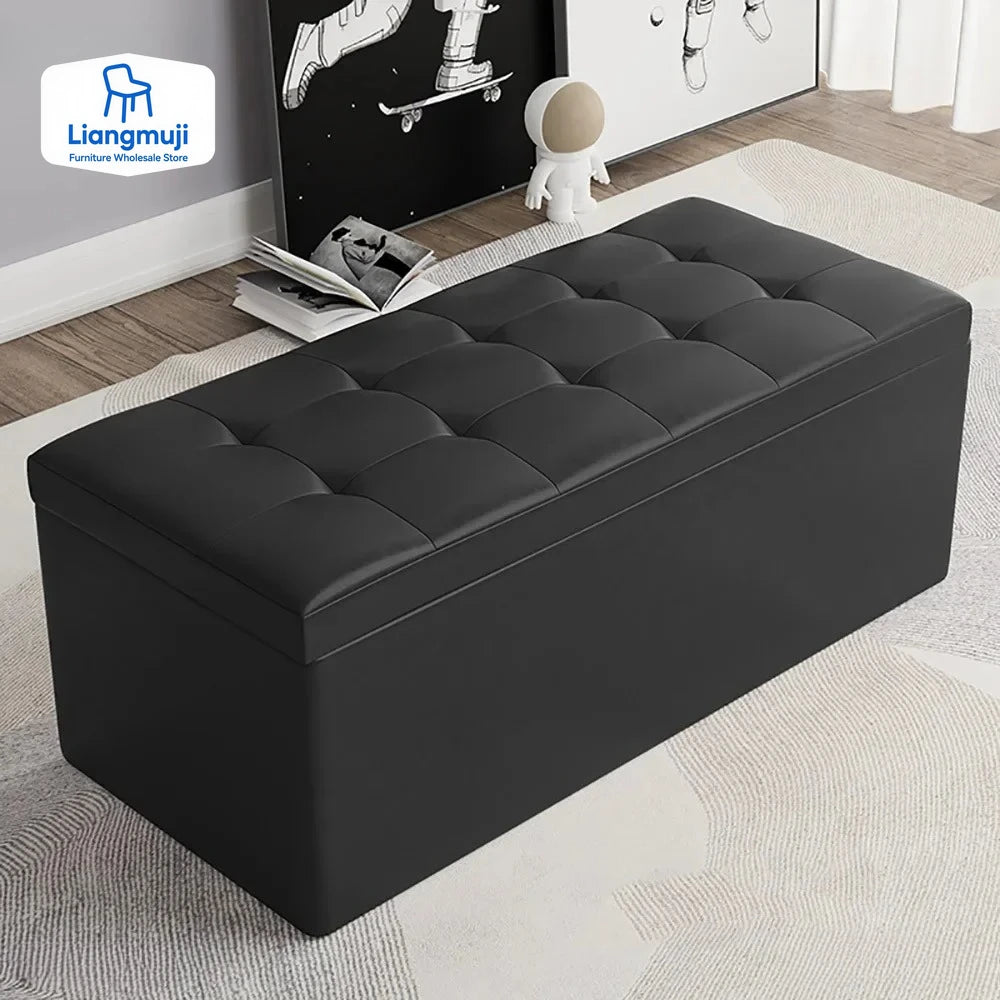 Living Room Shoe Changing Bench Stool Storage