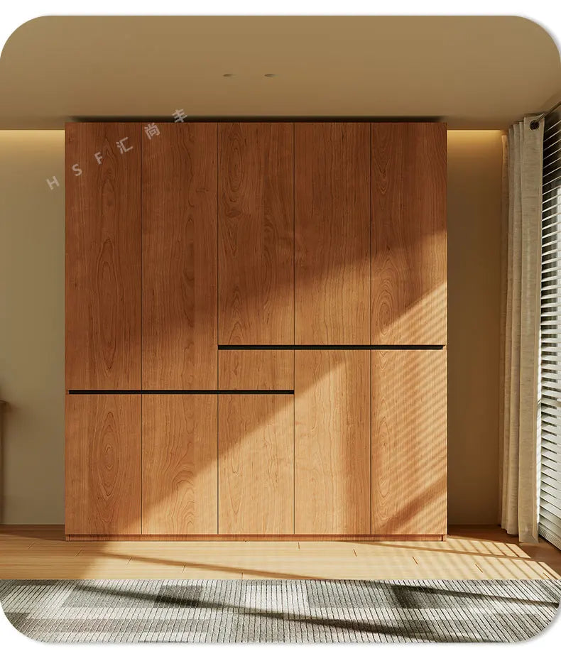 Custom-made Solid Wood Wardrobe New Oak