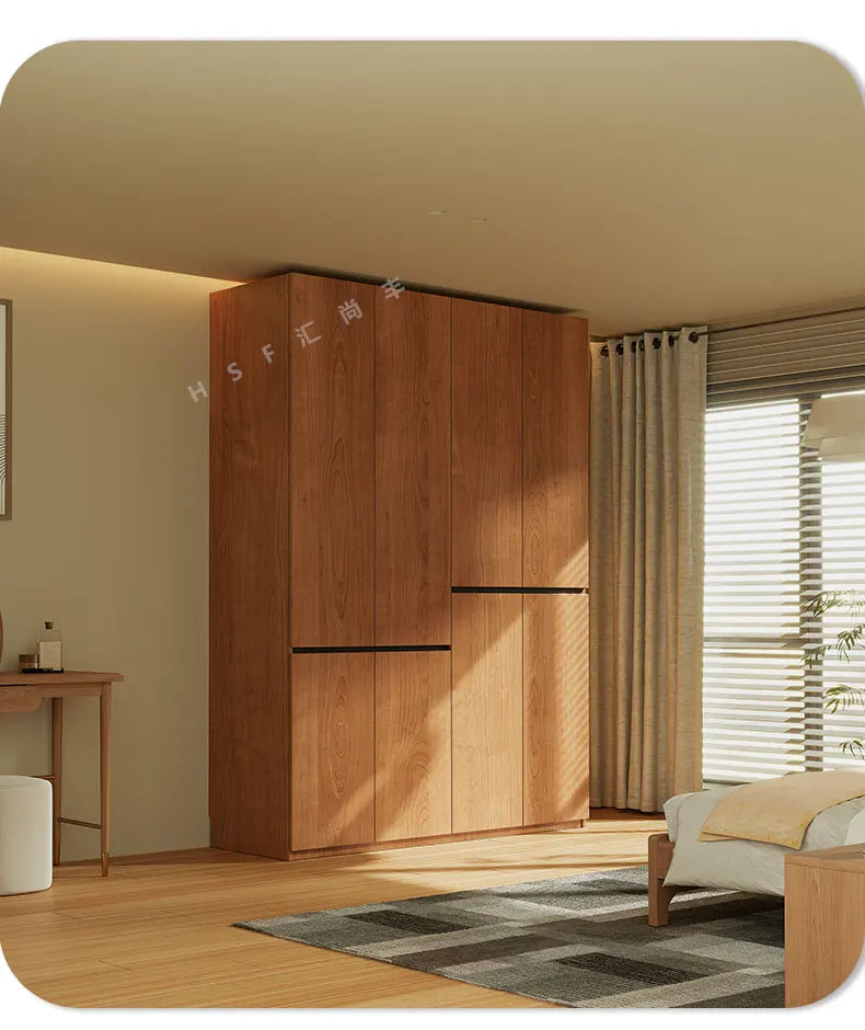 Custom-made Solid Wood Wardrobe New Oak