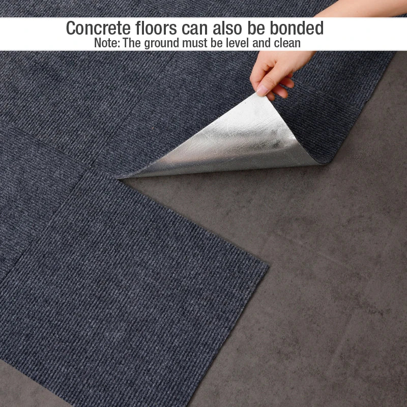 1/10/20/30/40pcs Floor Tiles Sticker Square Rug