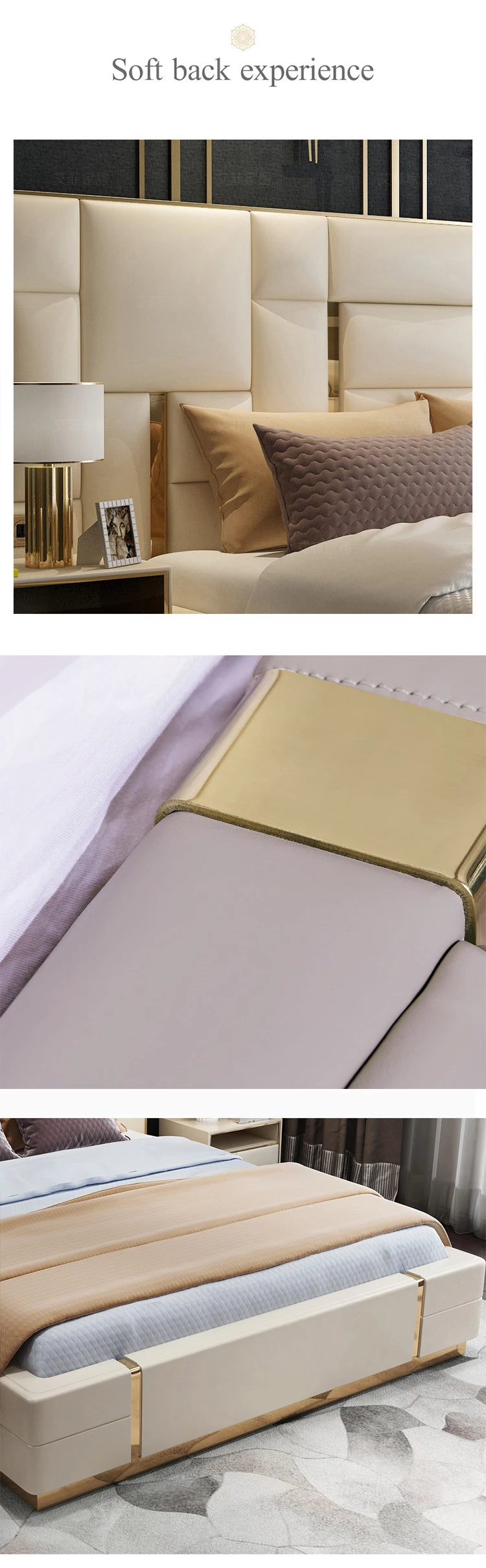 Latest Design Bedroom Set Modern Ottoman Pattern
