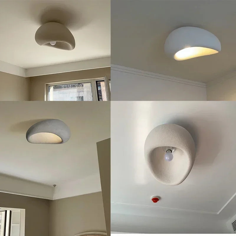 Modern Wabi Sabi Led Ceiling Lamp Living