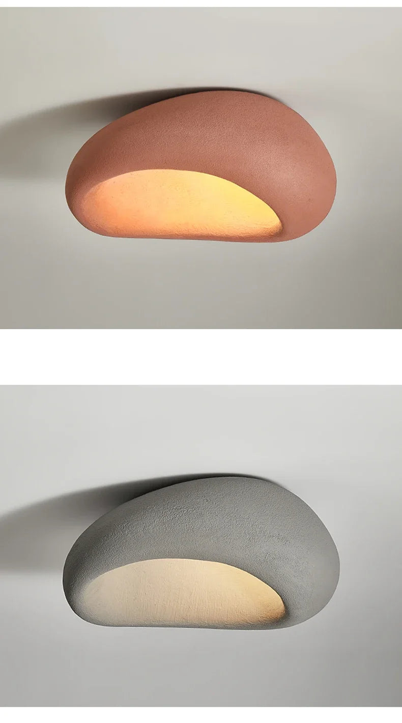 Modern Wabi Sabi Led Ceiling Lamp Living