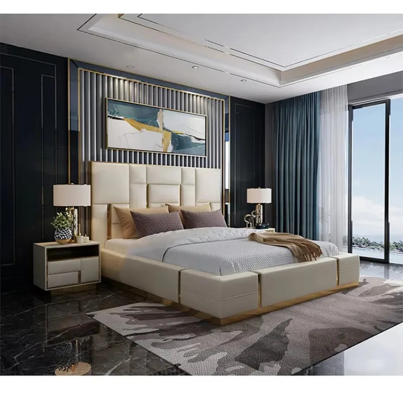 Latest Design Bedroom Set Modern Ottoman Pattern