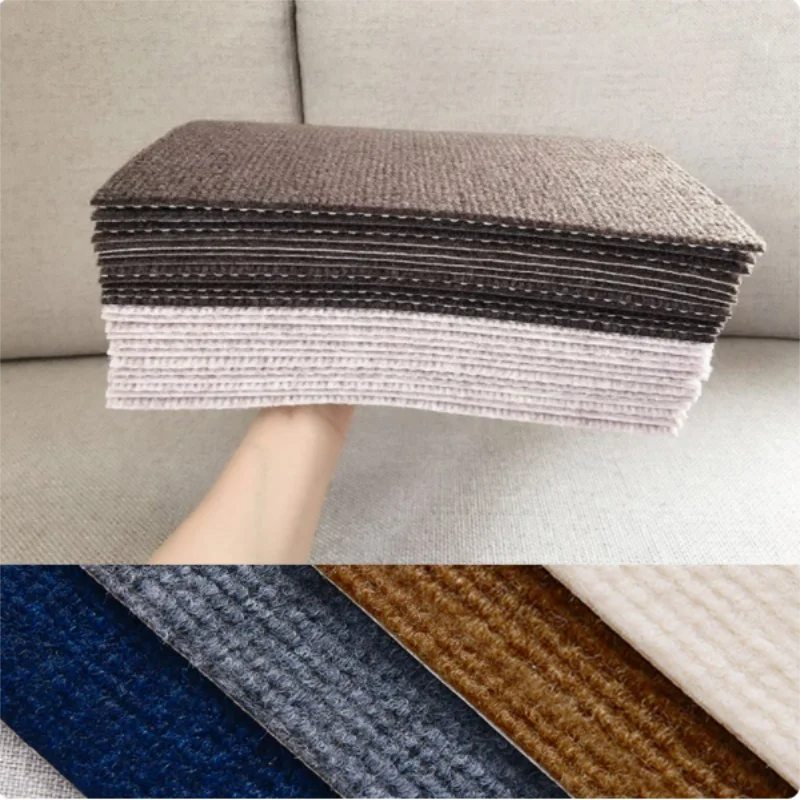 1/10/20/30/40pcs Floor Tiles Sticker Square Rug