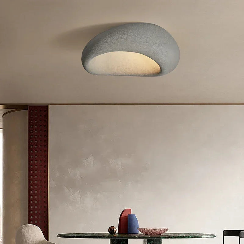Modern Wabi Sabi Led Ceiling Lamp Living
