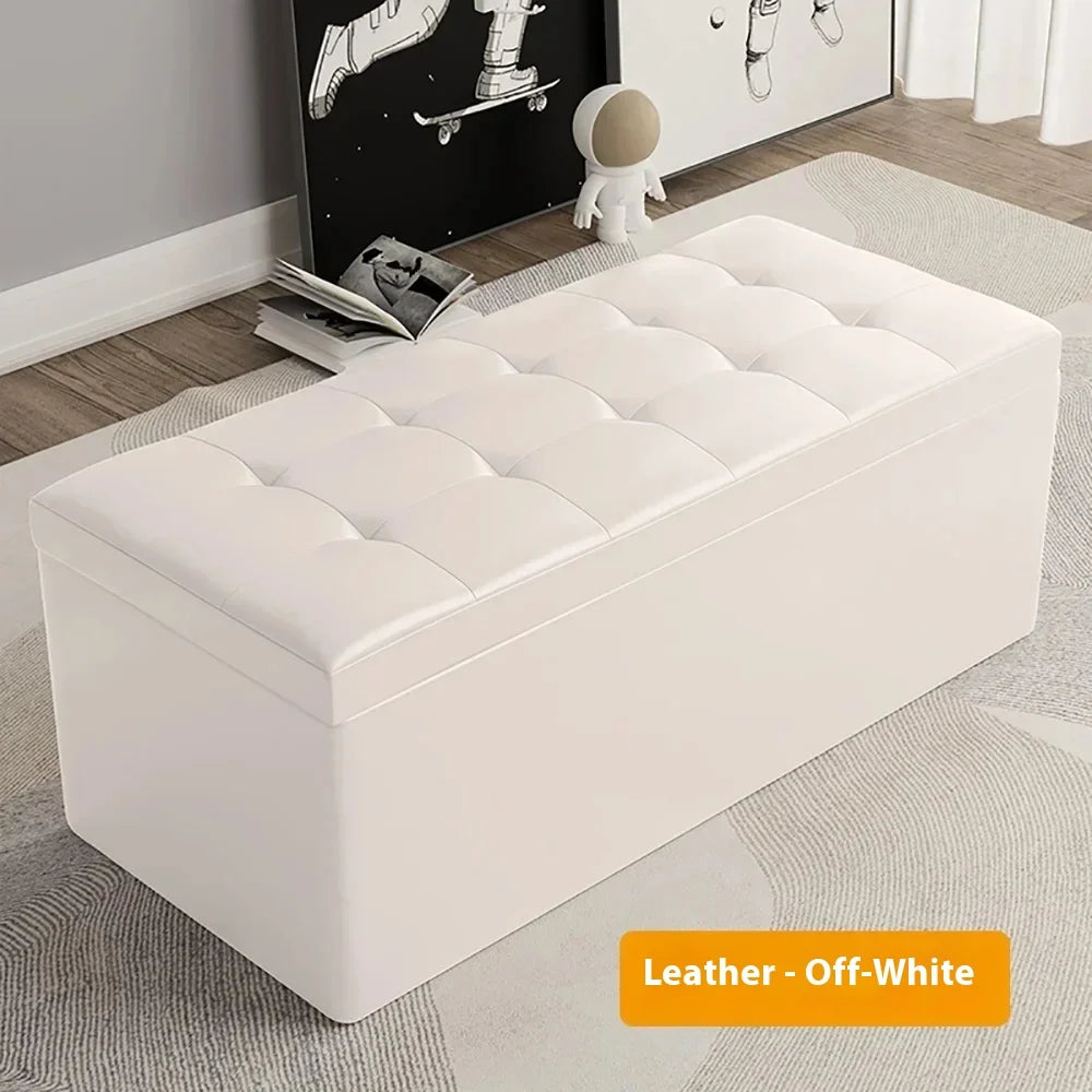 Living Room Shoe Changing Bench Stool Storage