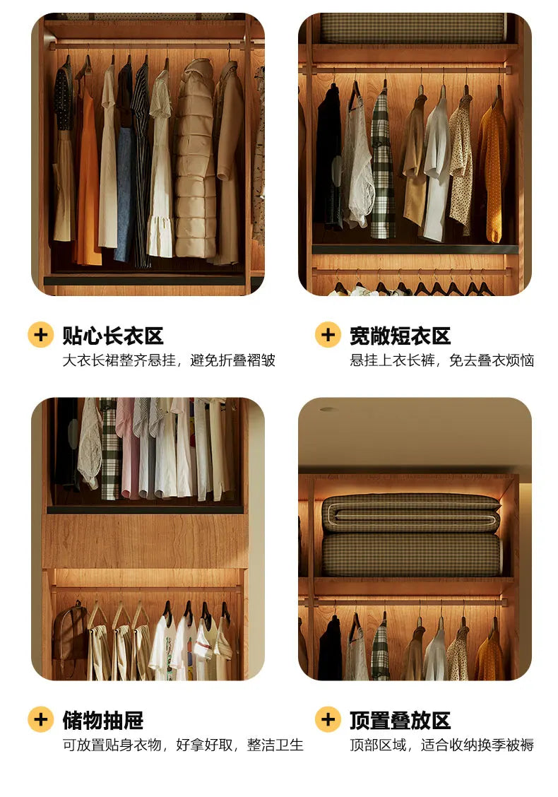 Custom-made Solid Wood Wardrobe New Oak