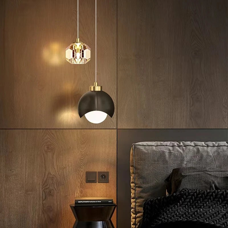 Modern Simple Crystal Pendant Light