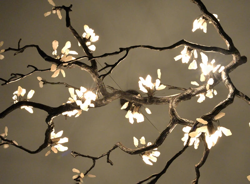 New All Copper LED Creative Branch Chandelier