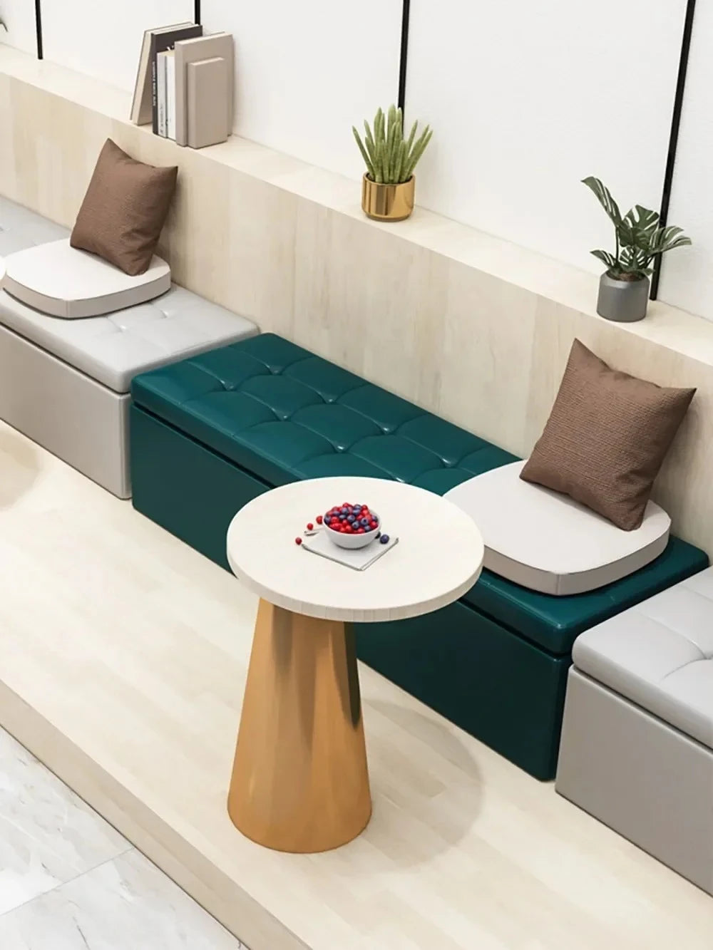 Living Room Shoe Changing Bench Stool Storage