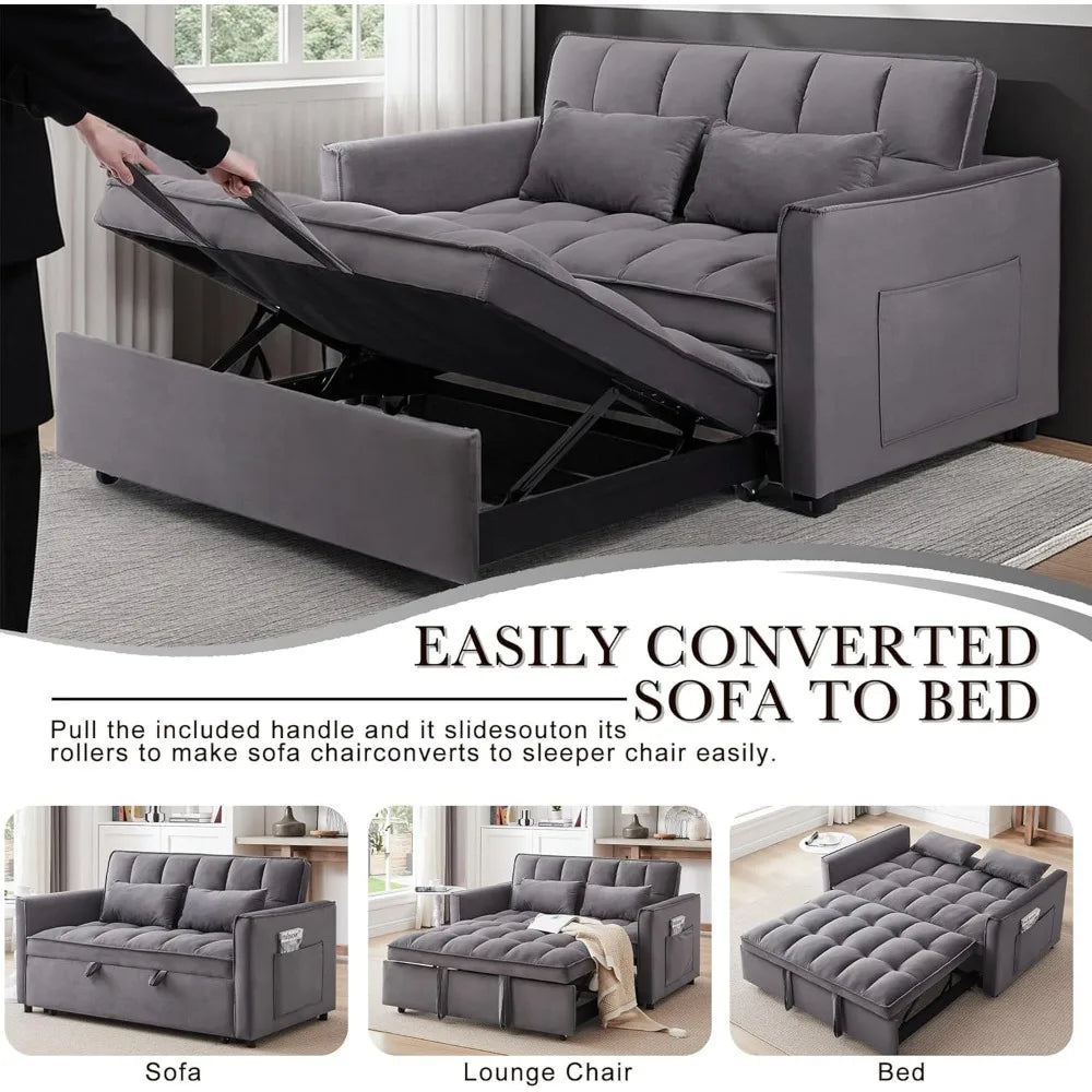 3 in 1 Convertible Sleeper Sofa Bed
