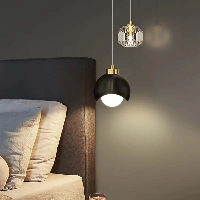 Modern Simple Crystal Pendant Light