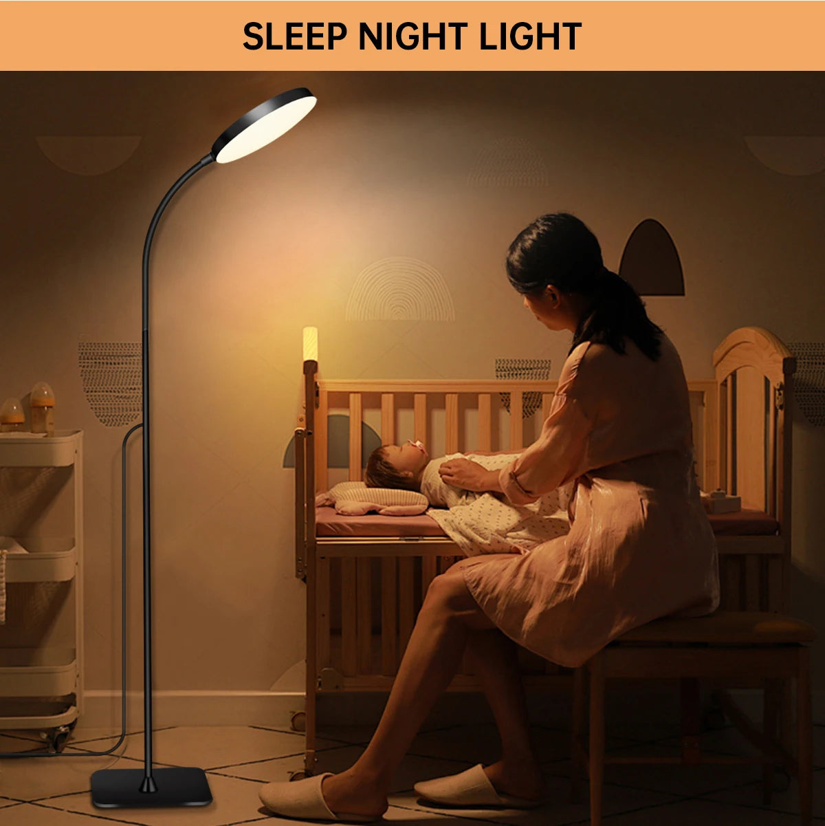 LED Floor Lamp Changeable Reading Lamp