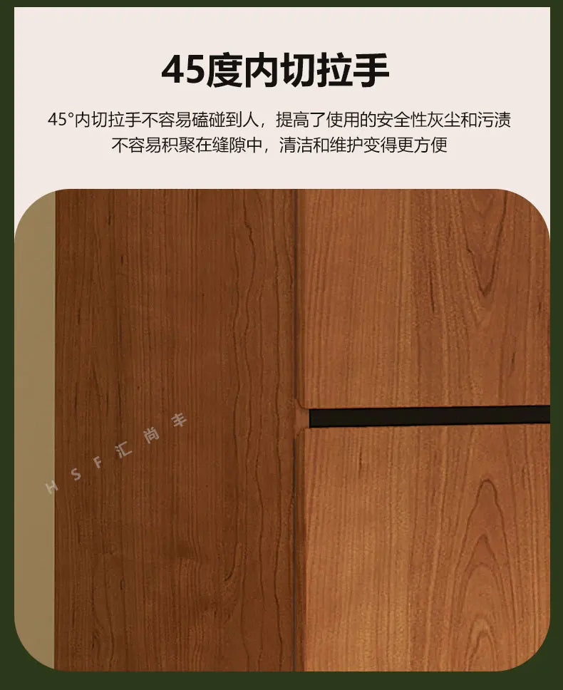 Custom-made Solid Wood Wardrobe New Oak