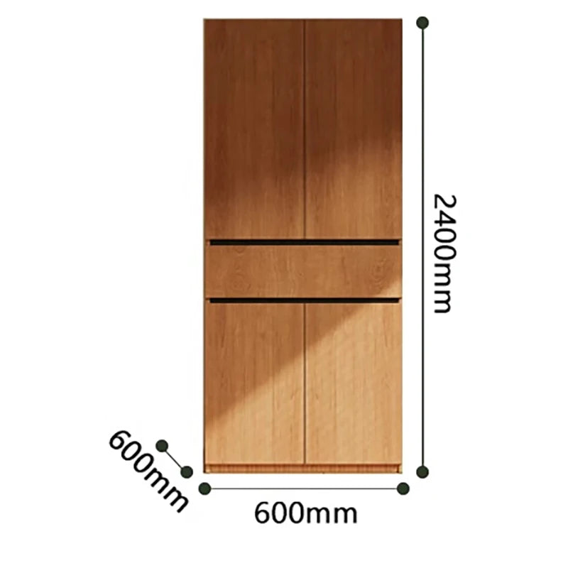 Custom-made Solid Wood Wardrobe New Oak