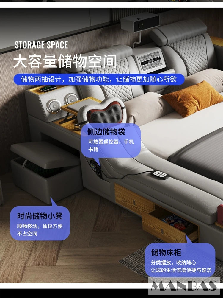 MANBAS Tech Smart Bed