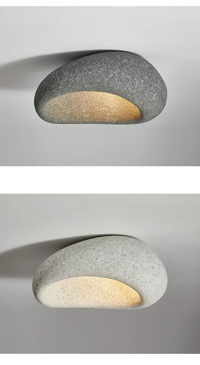 Modern Wabi Sabi Led Ceiling Lamp Living