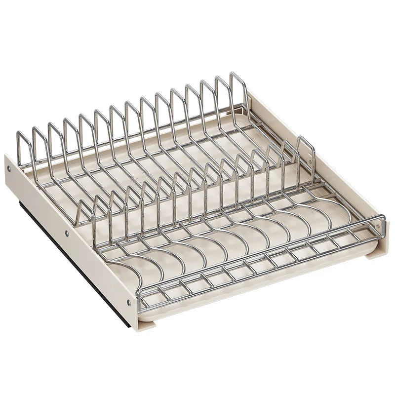 Pull Out Dish Racks Stainless Steel Bowl