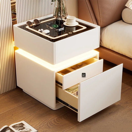 Minimalist Wooden Nightstand Luxury Modern