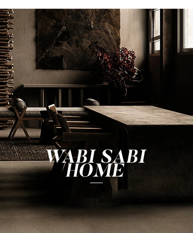 Modern Wabi Sabi Led Ceiling Lamp Living