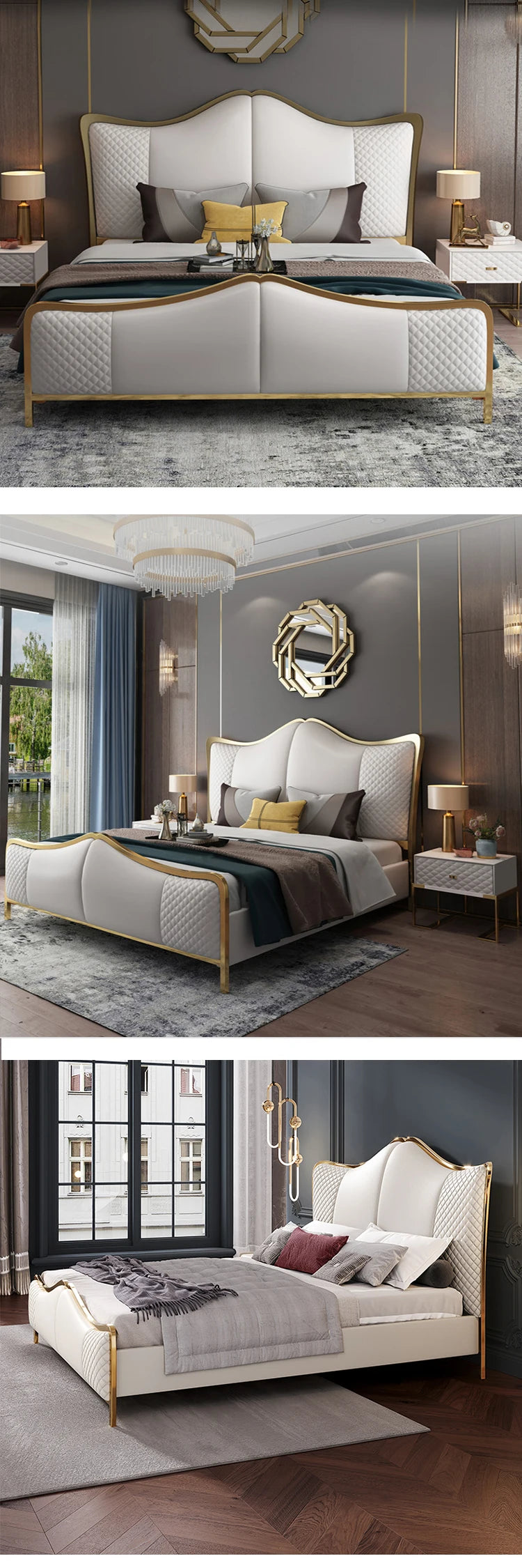 offer bedroom set modern luxury ottoman