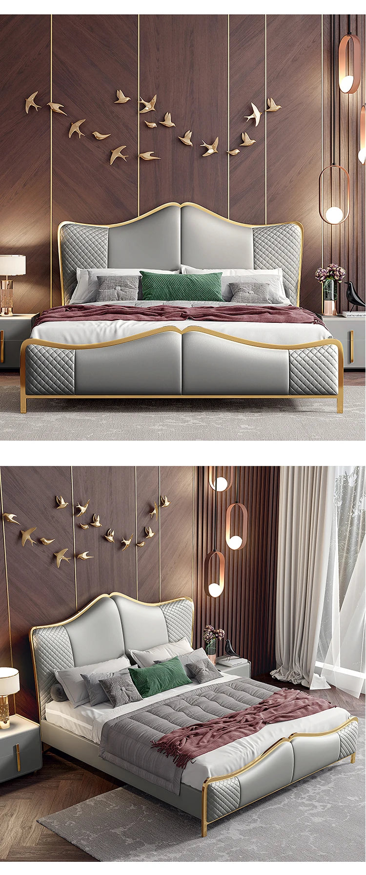 offer bedroom set modern luxury ottoman