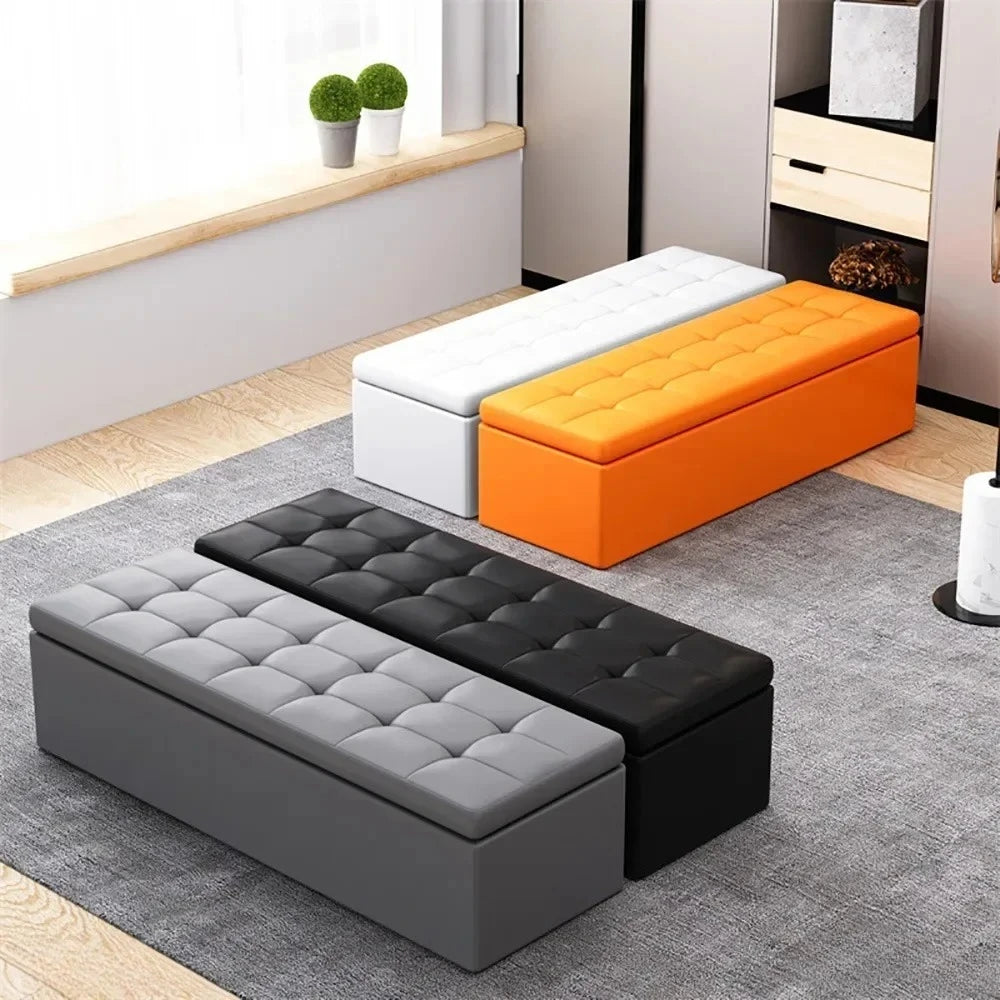 Living Room Shoe Changing Bench Stool Storage