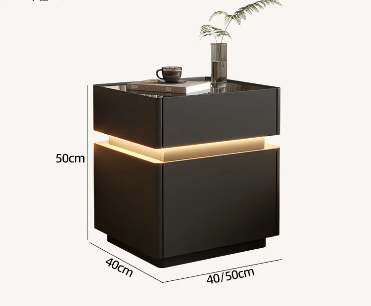 Minimalist Wooden Nightstand Luxury Modern