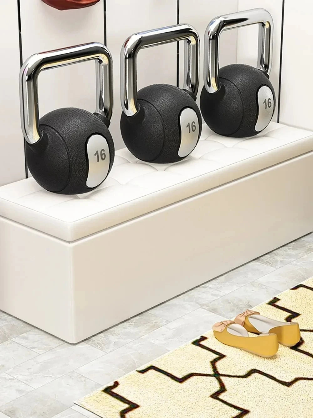 Living Room Shoe Changing Bench Stool Storage