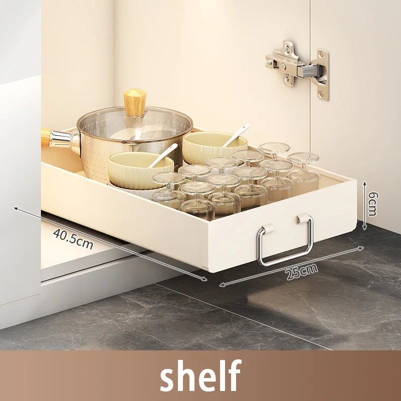 Pull Out Dish Racks Stainless Steel Bowl
