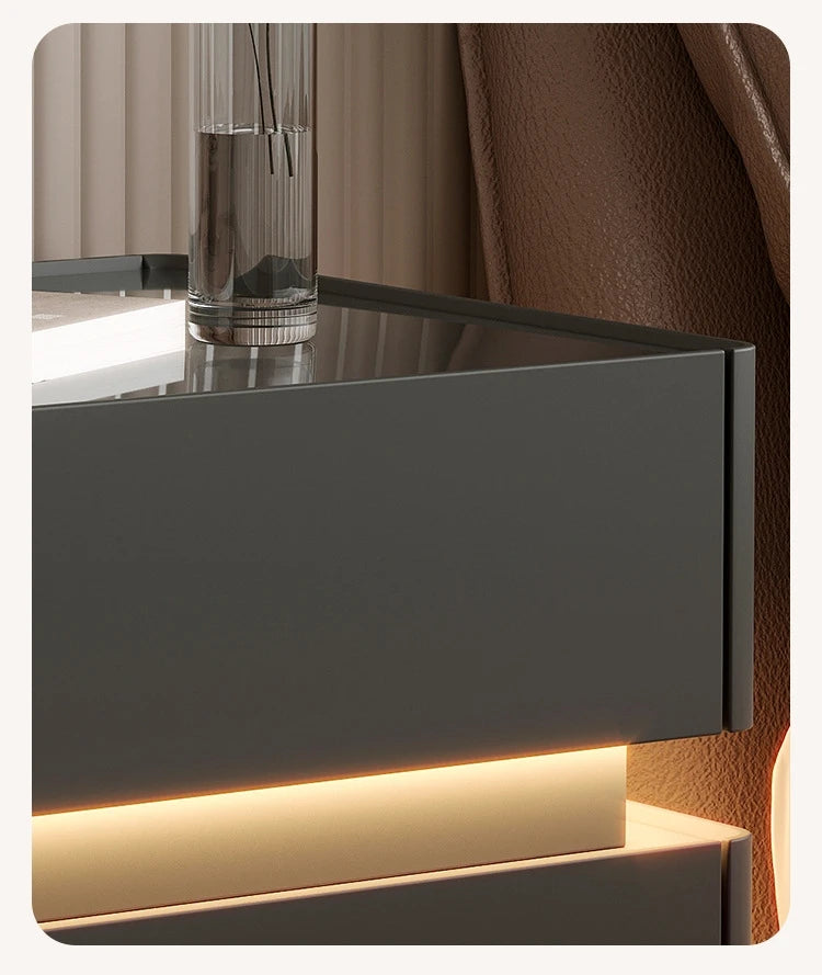 Minimalist Wooden Nightstand Luxury Modern