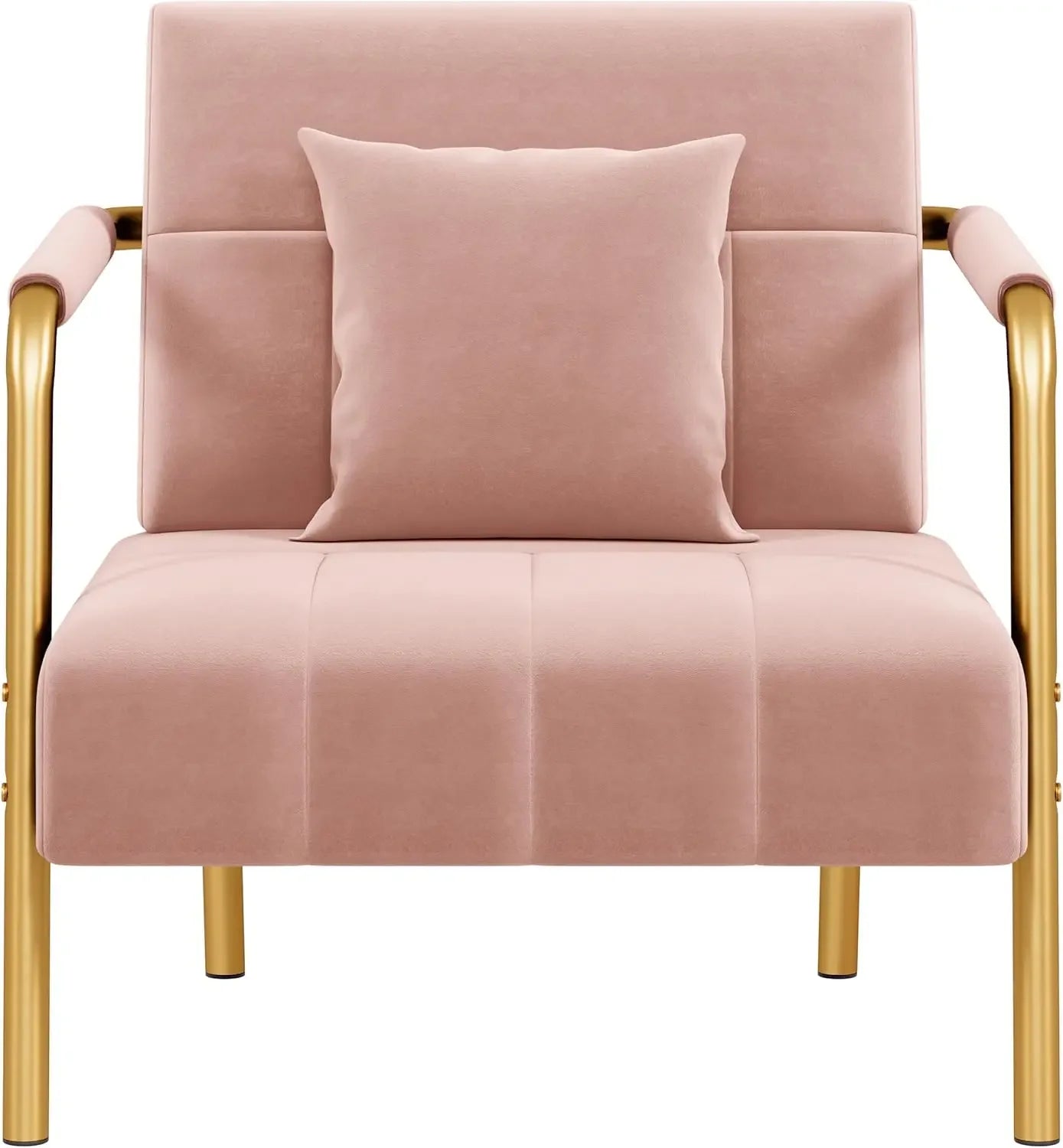 30" W Accent Chair – Velvet Oversized Armchair