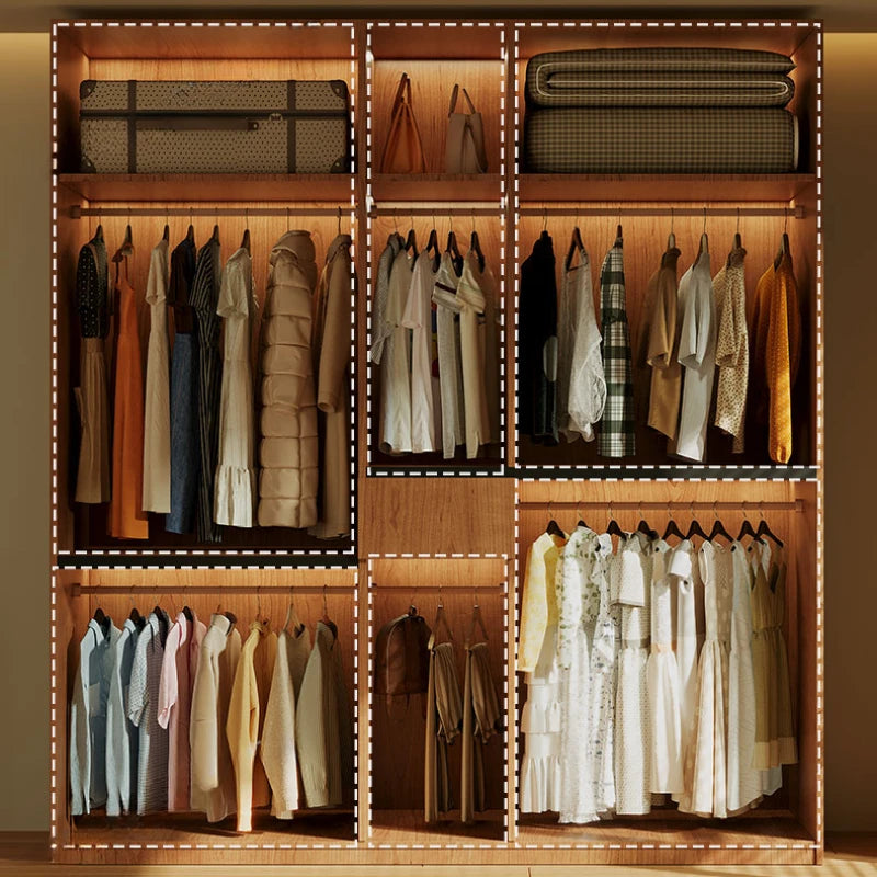 Custom-made Solid Wood Wardrobe New Oak