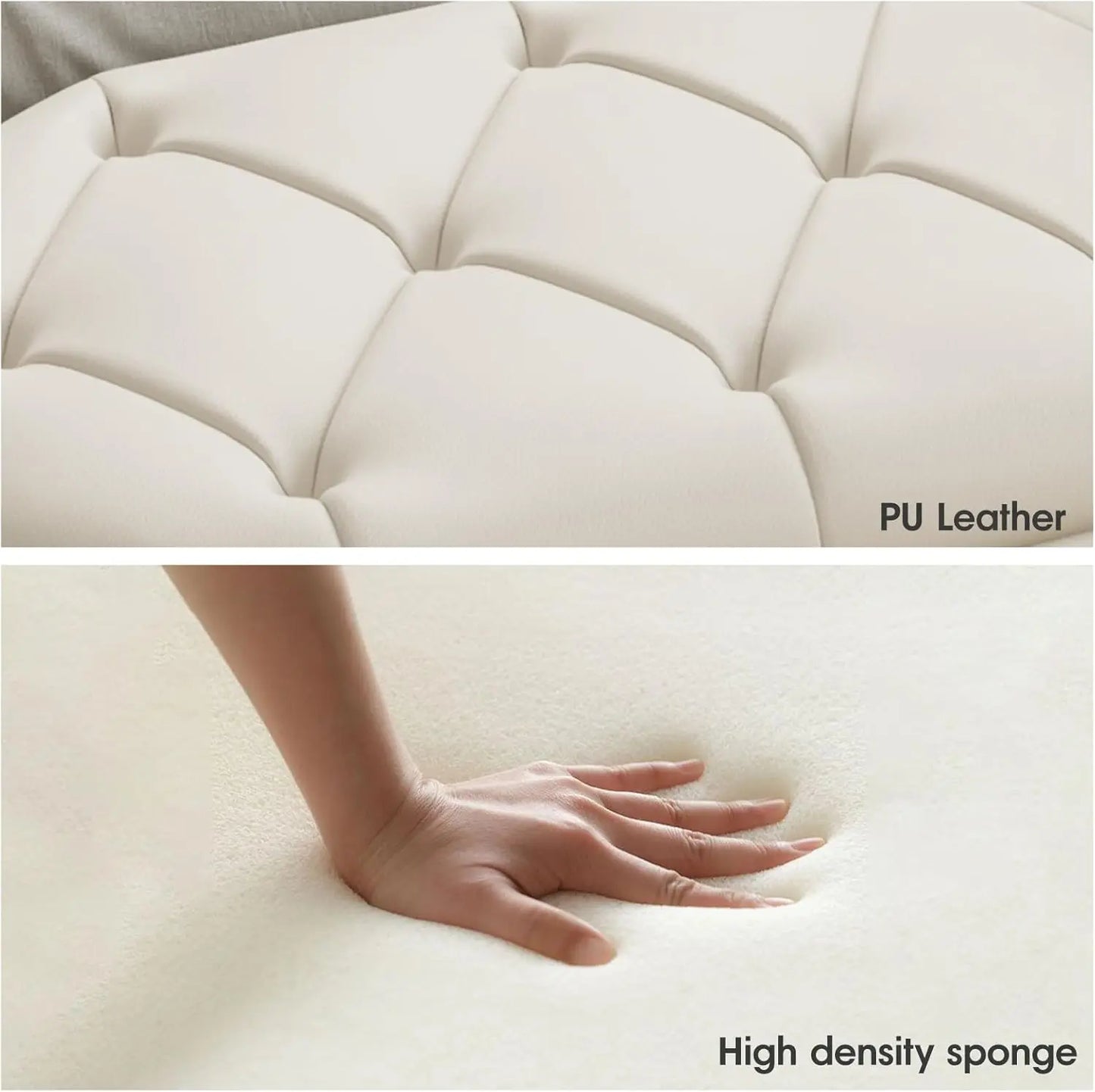 Vabches 50''L Ottoman Storage Bench Upholstered