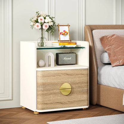 Nightstands, 2-Drawer Modern Night Stand