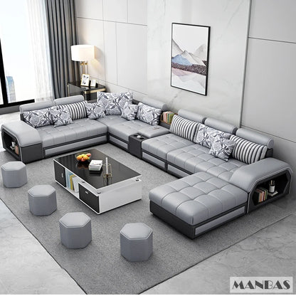 Linlamim Fabric Sofa Set Furniture Living Room