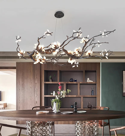 New All Copper LED Creative Branch Chandelier