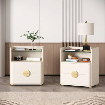 Nightstands, 2-Drawer Modern Night Stand