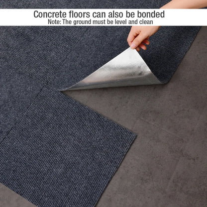 1/10/20/30/40pcs Floor Tiles Sticker Square Rug
