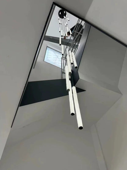 LED Long Line Chandelier Modern Staircase