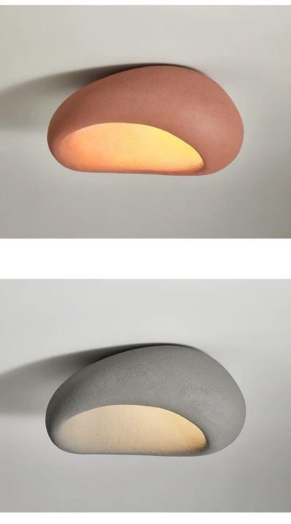 Modern Wabi Sabi Led Ceiling Lamp Living