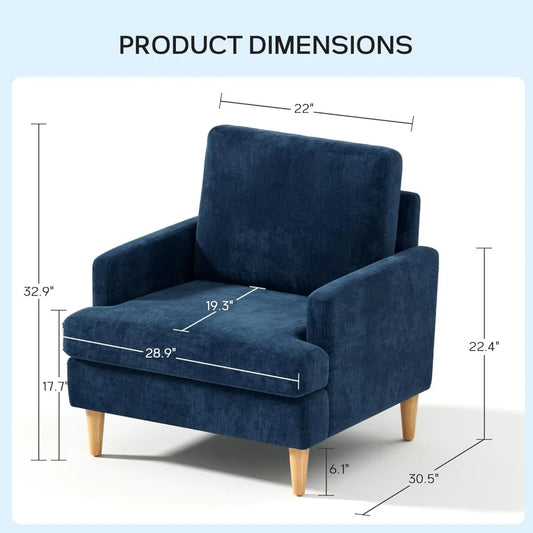 Accent Chair Living Room Chair, Modern Comfy