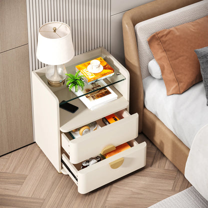 Nightstands, 2-Drawer Modern Night Stand