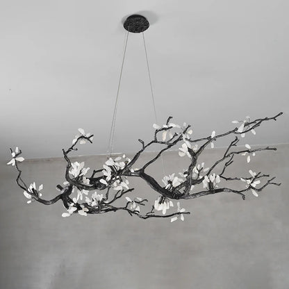 New All Copper LED Creative Branch Chandelier