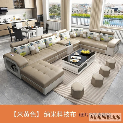 Linlamim Fabric Sofa Set Furniture Living Room
