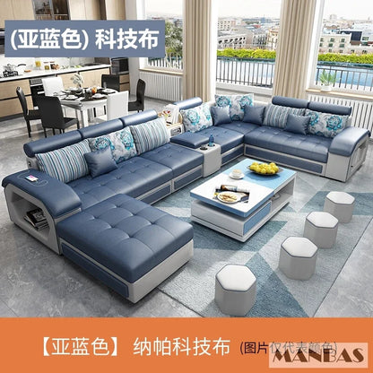 Linlamim Fabric Sofa Set Furniture Living Room