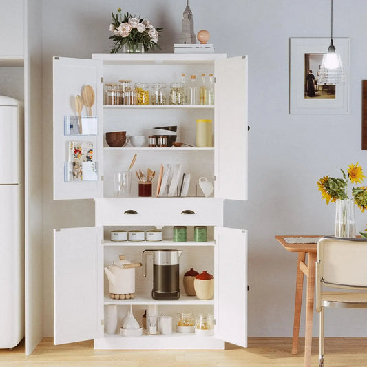 IRONCK Kitchen Pantry Storage Cabinet 72.6"